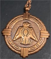 Copper Eagle Pendant