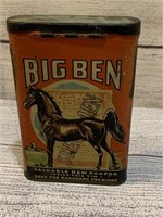 Big Ben Tobacco Tin Antique
