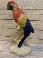 Ceramic Parrot Large Hand Painted