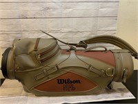 NFL Wilson Leather Golf Bag