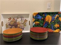 Plastic Platters & Plates