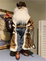 Cowboy Santa Figurine