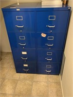 4 Drawer Blue Filing Cabinets