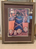 Hand Signed Print by Amado Pena