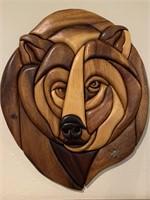 Original Wood Bear Art