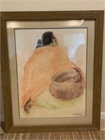 RC Gorman Hand Signed/Dated Litho