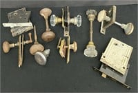 Vtg Assorted Doorknobs & Hardware #3
