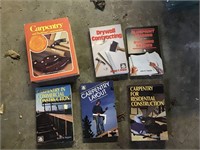6 CARPENTRY BOOKS