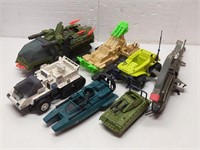Lot Of 1980s/90s Hasbro GI Joe Vehicles