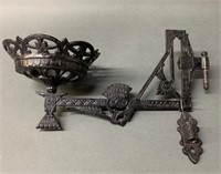 Very Ornate Cast Wall Lantern Bracket