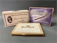 Vintage Smoking and Candies Boxes