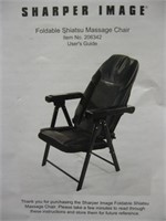 Sharper Image Foldable Shiatsu Massage Chair