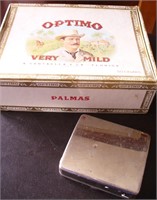 Vintage Optimo Cigar Box & Cigarette Roller