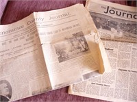 1902 & 1976 Menominee County Journal Papers
