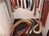 Ladies Small Leather Belts