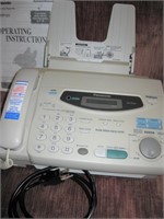 Panasonic Fax Machine & Manual