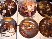 6 Norman Rockwell 'Light Campaign' Plates