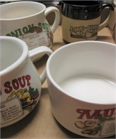 Soup Mugs & Hardee's Rise & Shine Mug