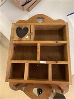 Heart shape wall cabinet