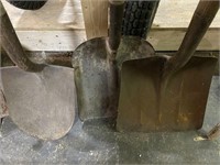 shovels - flat and gravel
