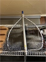 fishing net collapsible handle