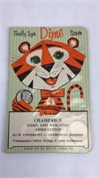 Champaign Loan& Building Thrifty Tiger Dime Saver