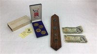 Bicentennial Medals/Canadian Currency & More