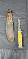 Hunting knife and case
