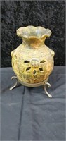 Chiminea sun candleholder approx 12 inches tall