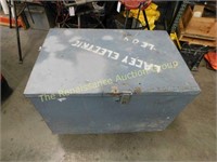 36" x 46.5" x 31" Steel Gang Box w/ Handles & Hasp