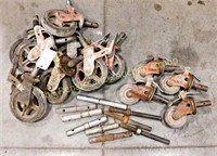 Scaffolding Parts: Wheels, Coupling Pins