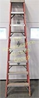 Louisville 8' Fiberglass Ladder, Type 1A, 300 Lb