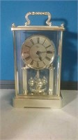 Elgin bright brass color cariage clock