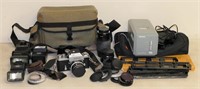 Nikon F 35mm Camera w/ Many Accessories