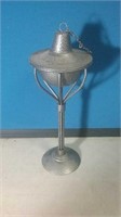 Tabletop oil lamp probably for outdoor use