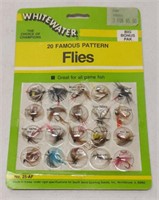 Vintage NOS Fly Fishing Flies On Card