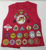 Vintage Boy Scouts Vest With Patches