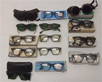 Large Lot Of Vintage Safety Spectacles / Goggles