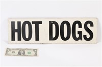 Hot Dogs  Sign