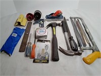 Hack Saw, Hammers, Files, Planer, & More
