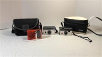Keystone and kodak cameras and portable radio