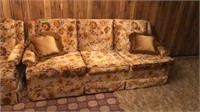 Retro couch and chair 
Couch measures