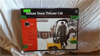 Deluxe snow thrower cab. 
Never used. Still in