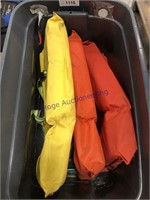 Life jackets--1 Adult, 2 Youth, all snap front