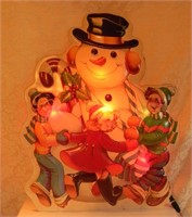 Vintage Frosty & Kids Decoration