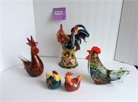 Rooster Figurines