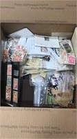 Worldwide Stamps on glassines, cards, loose, etc