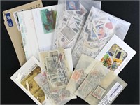 China Stamps in glassines & a few Covers