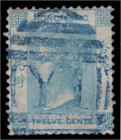 Hong Kong Stamps #15 Used - Yokohama Type I Cancel
