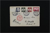 Germany Stamps #C35 Zeppelin Used on Cover